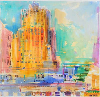Das Shell-Gebäude, San Francisco von Peter Graham (Contemporary)
