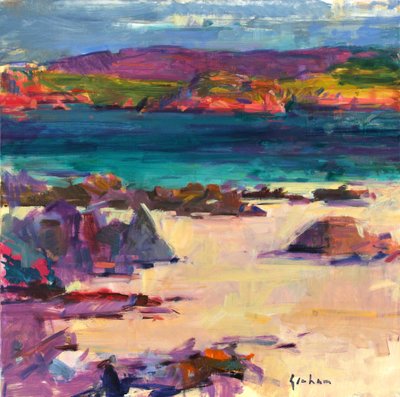 Weiße Strände, Iona von Peter Graham (Contemporary)
