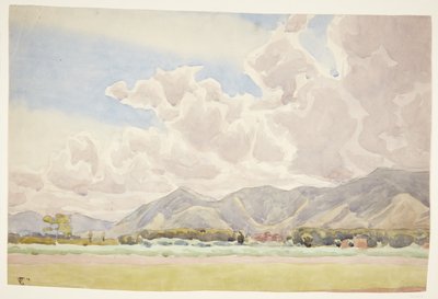 Italienische Landschaft von Peter Hansen