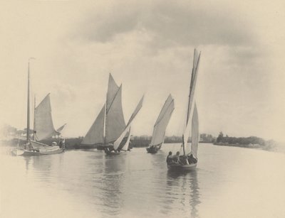Ein Segelwettkampf in Horning von Peter Henry Emerson