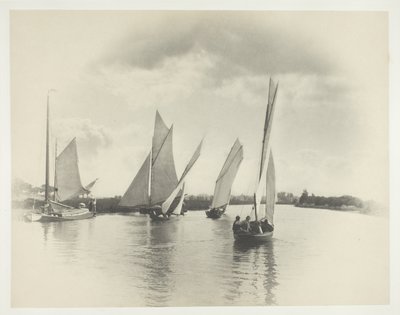 Ein Segelwettbewerb in Horning von Peter Henry Emerson
