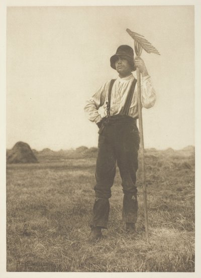 Heumacher mit Rechen (Norfolk) von Peter Henry Emerson