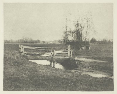 Wo sich der Deich windet (Norfolk) von Peter Henry Emerson