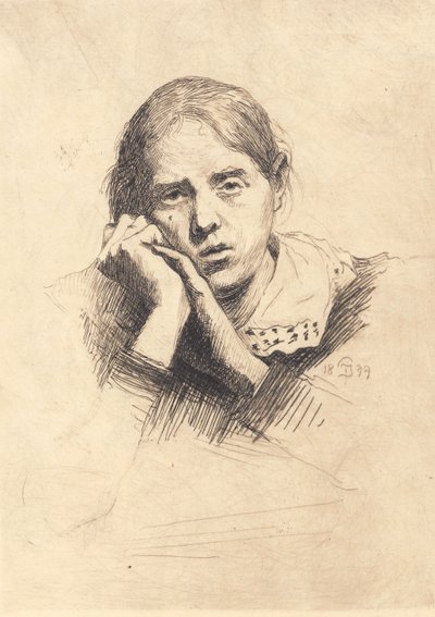 Porträt meiner Frau von Peter Vilhelm Ilsted