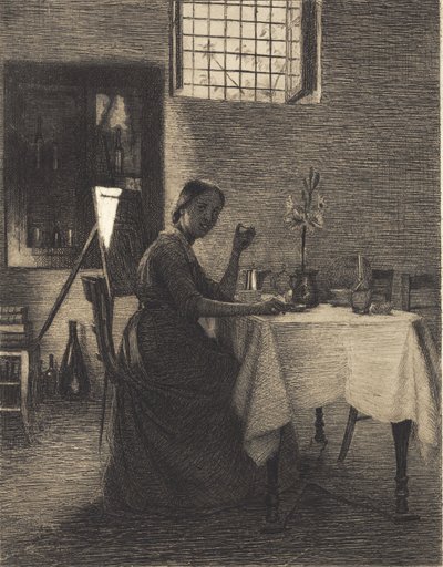 Beim Morgenkaffee von Peter Vilhelm Ilsted