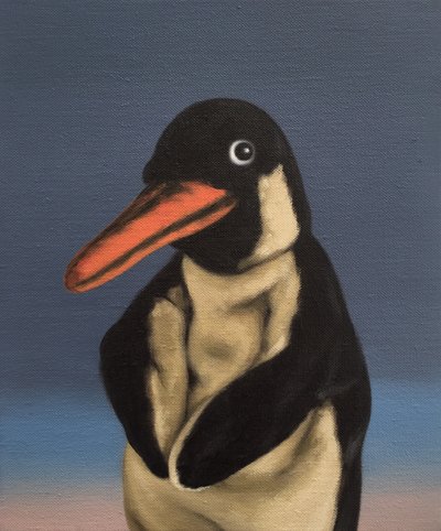 Pinguin, 2018 von Peter Jones