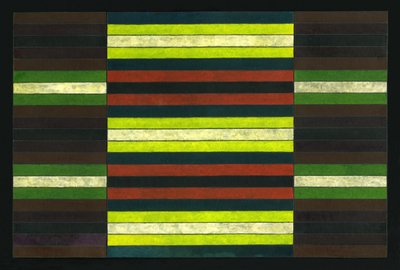 GESTREIFTES TRIPTYCHON Nr.6, 2003 von Peter McClure