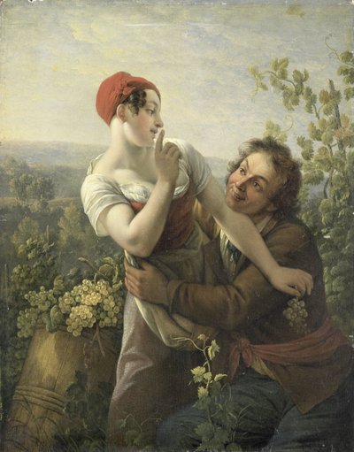 Der leidenschaftliche Traubenpflücker von Peter Paul Joseph Noël