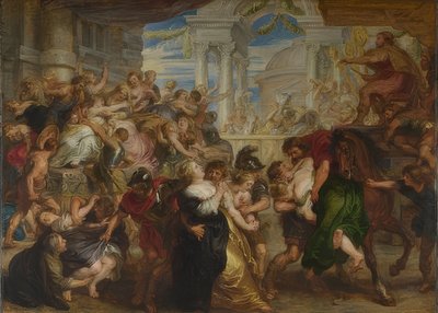 Der Raub der Sabinerinnen von Peter Paul Rubens
