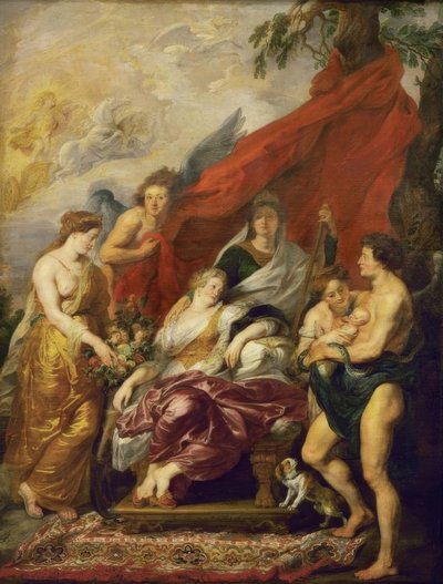 Die Geburt Ludwigs XIII von Peter Paul Rubens