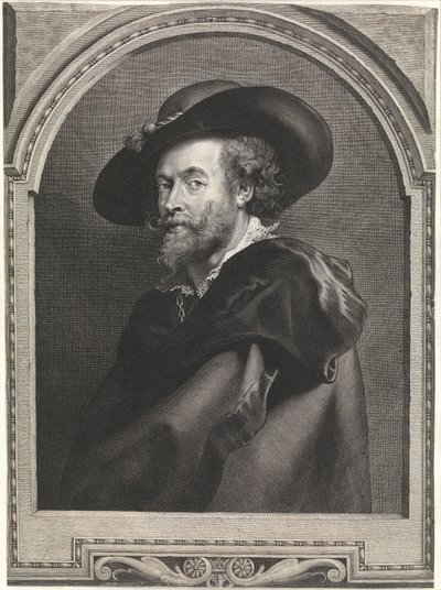 Der Maler Peter Paul Rubens (Gravur) von Peter Paul Rubens