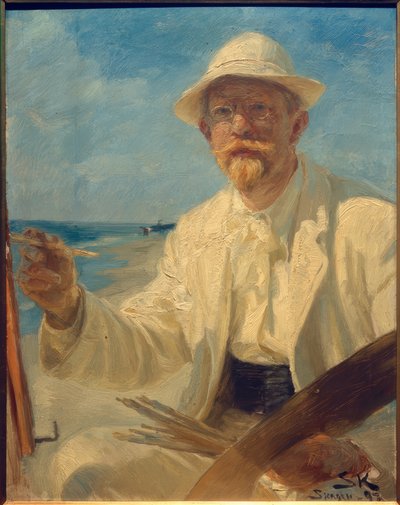 Selbstporträt des Künstlers von Peder Severin Krøyer