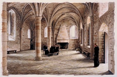 Battle Abbey, 12. Jahrhundert, ca. 1990-2010 von Peter Urmston