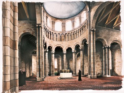 Battle Abbey, 12. Jahrhundert von Peter Urmston