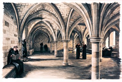 Battle Abbey, 12. Jahrhundert, ca. 1990-2010 von Peter Urmston