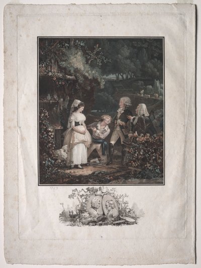 Annette und Lubin von Philibert Louis Debucourt