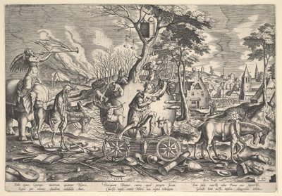 Der Triumph der Zeit, 1574 von Philip Galle