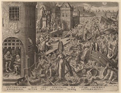 Hoffnung von Philip Galle after Pieter Bruegel the Elder