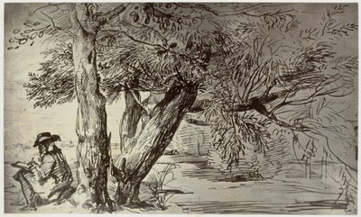 Landschaft von Jan Lievens von Philip Henry Delamotte