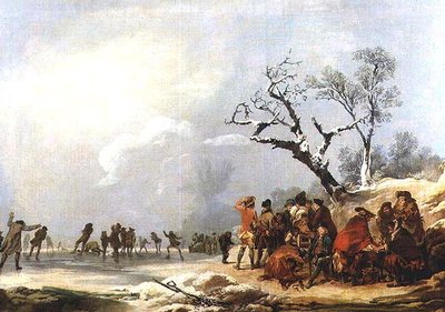 Schlittenszene von Philip James de Loutherbourg