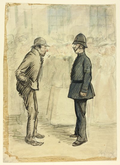 Polizist und Landstreicher von Philip William May