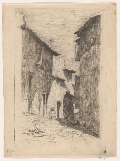 Straße in Arles von Philip Zilcken