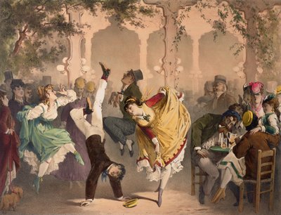 Le Quadrille a Bullier von Philippe Jacques Linder
