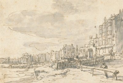 Die Front in Brighton von Philippe Jacques de Loutherbourg