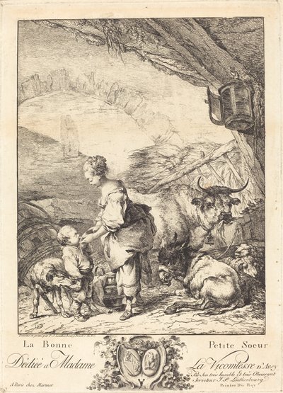 Die gute kleine Schwester von Philippe Jacques de Loutherbourg II