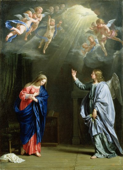 Die Verkündigung von Philippe de Champaigne