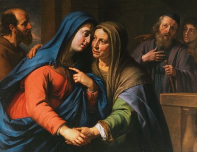 Die Heimsuchung, ca. 1643 von Philippe de Champaigne