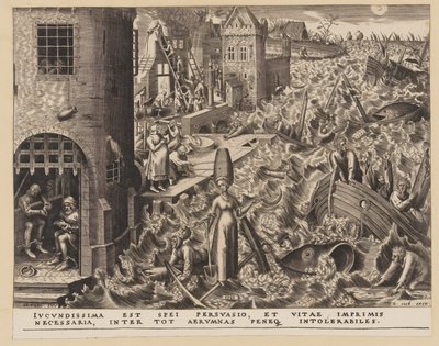 Hoffnung, aus Die Sieben Tugenden von Philips Galle