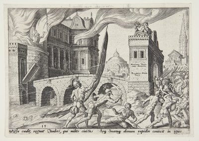 Die Eroberung von Tirsah von Philips Galle
