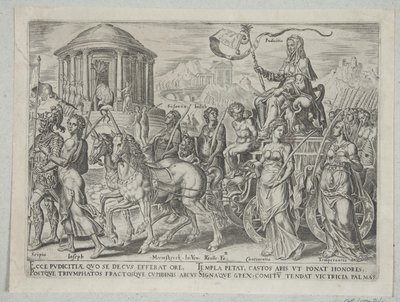 Der Triumph der Keuschheit von Philips Galle