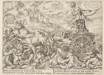 Der Triumph des Todes von Philips Galle