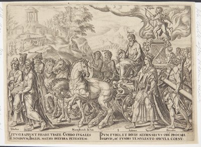Der Triumph der Liebe von Philips Galle