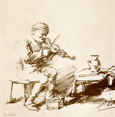 Der Dorfsgeiger von Phillips de Koninck