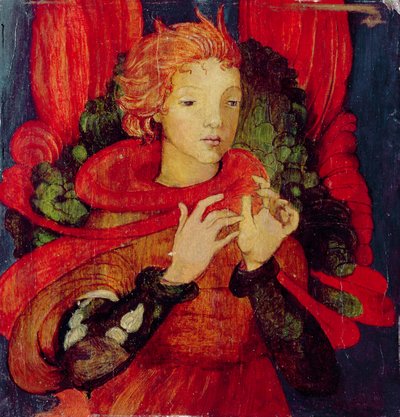 Ein Engel, um 1890 von Phoebe Anna Traquair