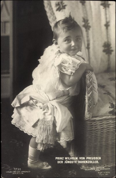 Prinz Wilhelm von Preußen, der jüngste Hohenzoller von Photographer German