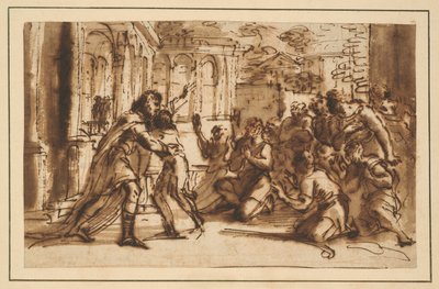 Joseph begrüßt seine Brüder von Pier Francesco Mola