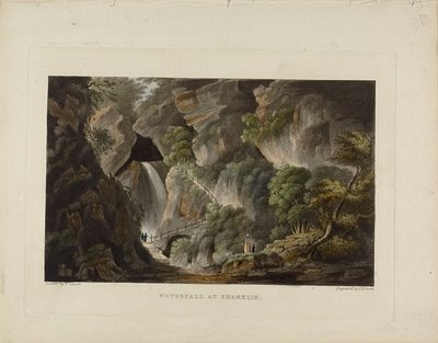 Wasserfall bei Shanklin von Piercy Roberts
