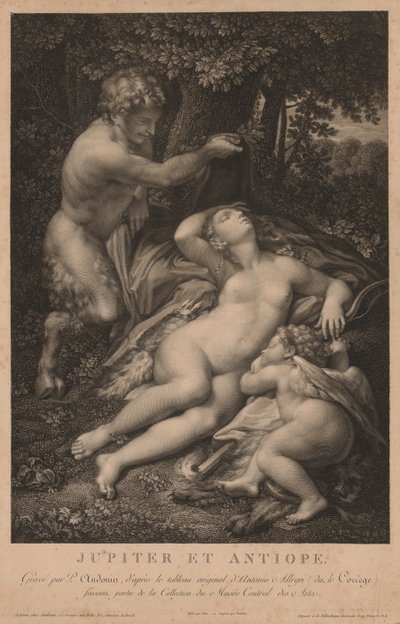 Jupiter und Antiope von Pierre Audouin