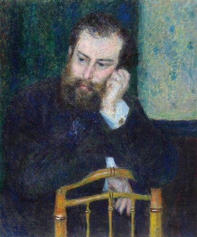 Alfred Sisley, 1876 von Pierre Auguste Renoir