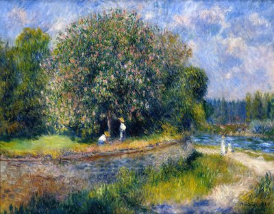 Blühender Kastanienbaum von Pierre Auguste Renoir