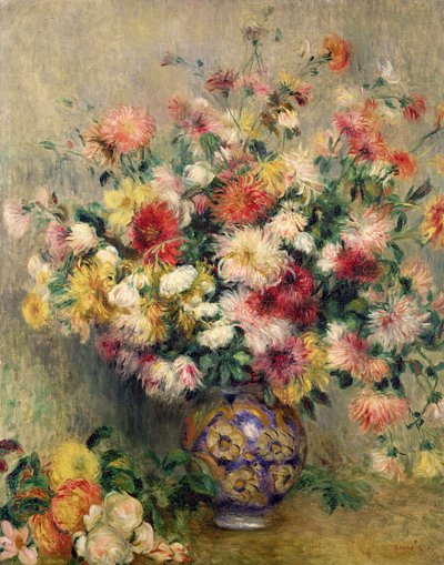 Dahlien von Pierre Auguste Renoir