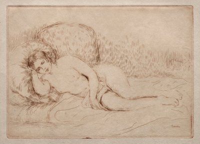 Femme nue couchée, 1906 von Pierre Auguste Renoir