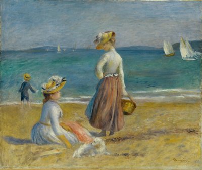 Figuren am Strand, 1890 von Pierre Auguste Renoir