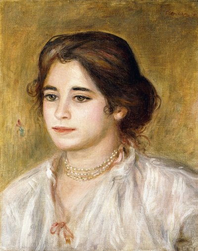 Gabrielle mit Halskette, 1906 von Pierre Auguste Renoir