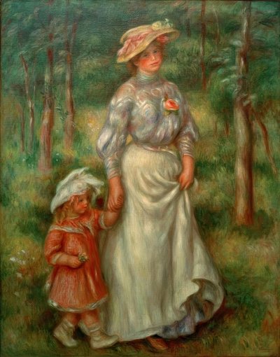Der Spaziergang von Pierre Auguste Renoir