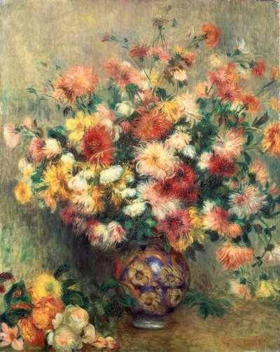 Die Dahlien von Pierre Auguste Renoir